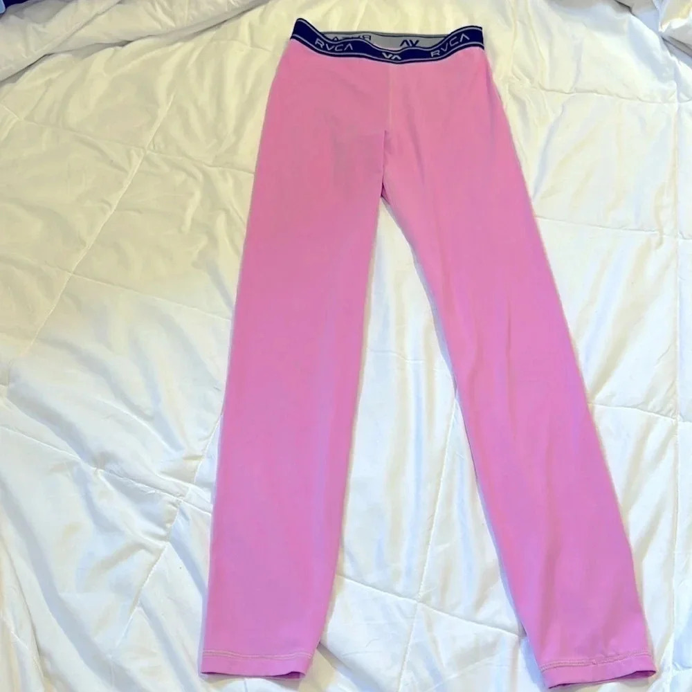 RVCA pink workout leggings outdoors size small